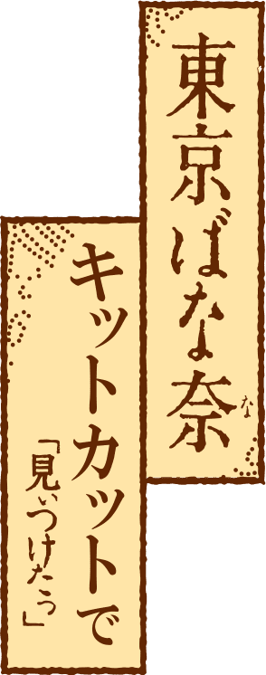 東京ばな奈 キットカットで「見ぃつけたっ」